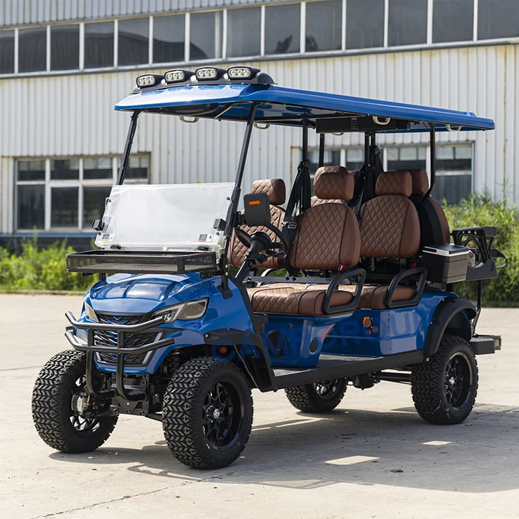CAMP Fast Shipping Custom Golf Carts 6 Seater Electric Golf Carts Cheap Prices Sightseeing Buggy Car for Sale