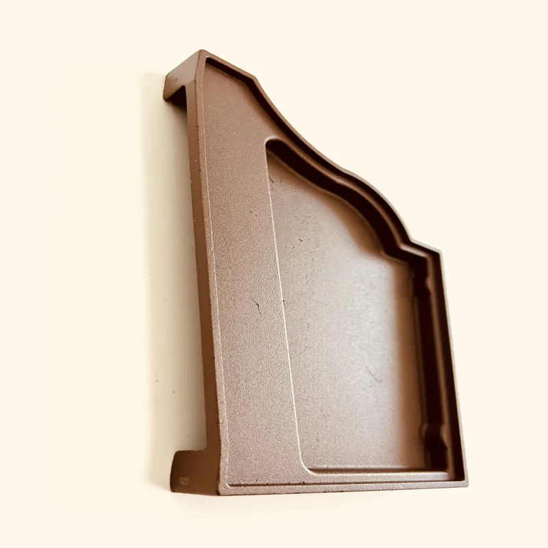 Jiangyin Yonghao Factory Customize Gutter Downspout End Covers Accessories Attachments Aluminum Alloy Forging Gutter End Cover