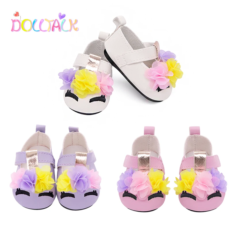 Amazon продает Новый 18 дюймов американская кукла цветок кожаные ботинки, для бровей, обувь