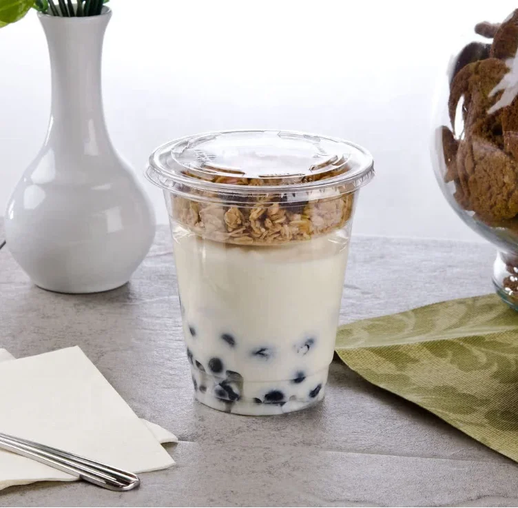 
Прозрачная холодная пластиковая кофейная чашка без бисфенола А, для приготовления молочного коктейля, пластиковые чашки для Пузырькового чая 