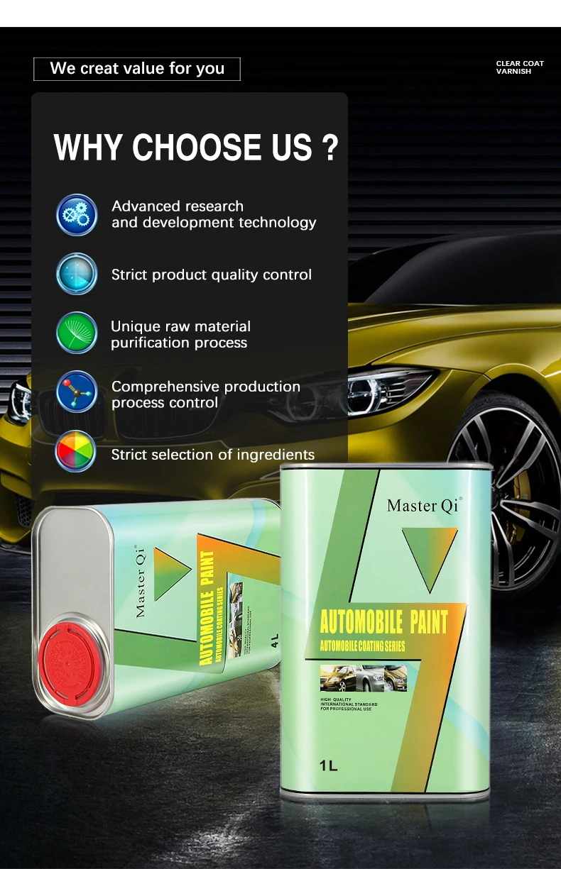 Master Qi Strong Solvency Car Thinner Solvent For Automotive Thinner