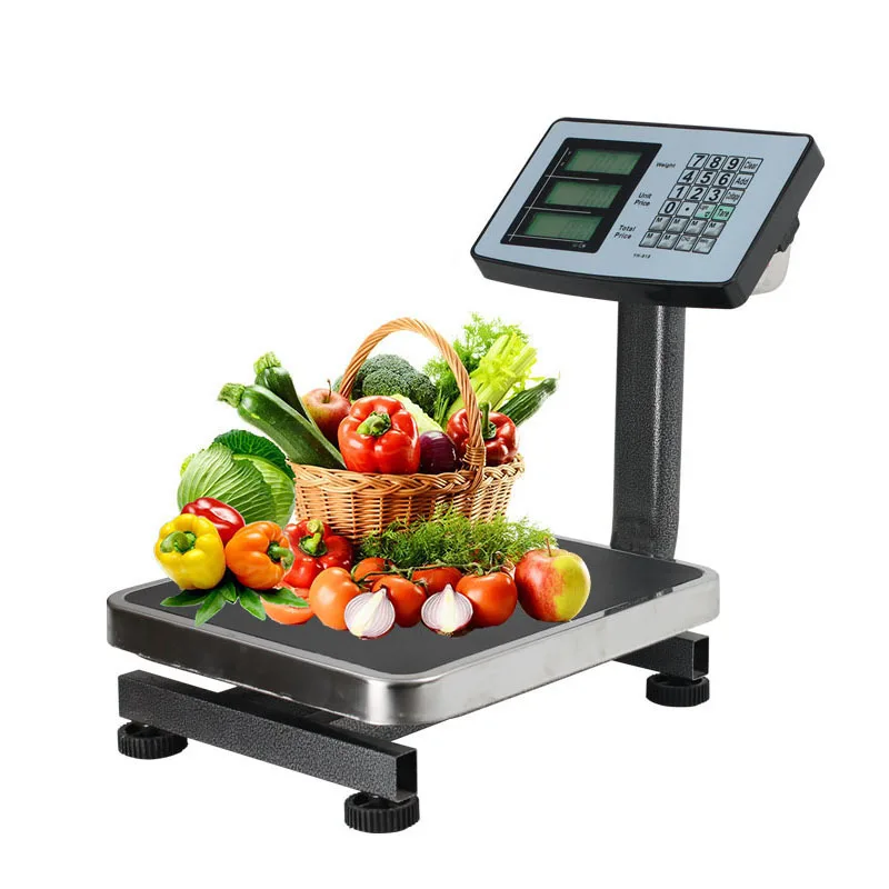 FOREVER SCALES Small Digital Bench Scale Weighing Loadcell 60kg TCS Electronic Platform Scales