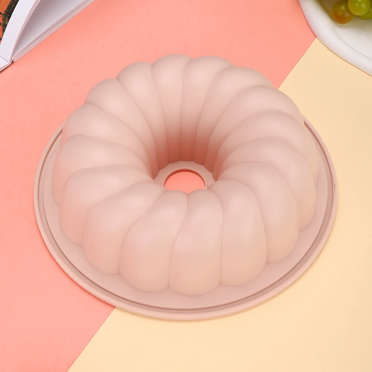 High Temperature Resistant Single-Hole Pumpkin Silicone Cake Mold DIY Handmade Baking Tools for Chocolate Pudding manufacture
