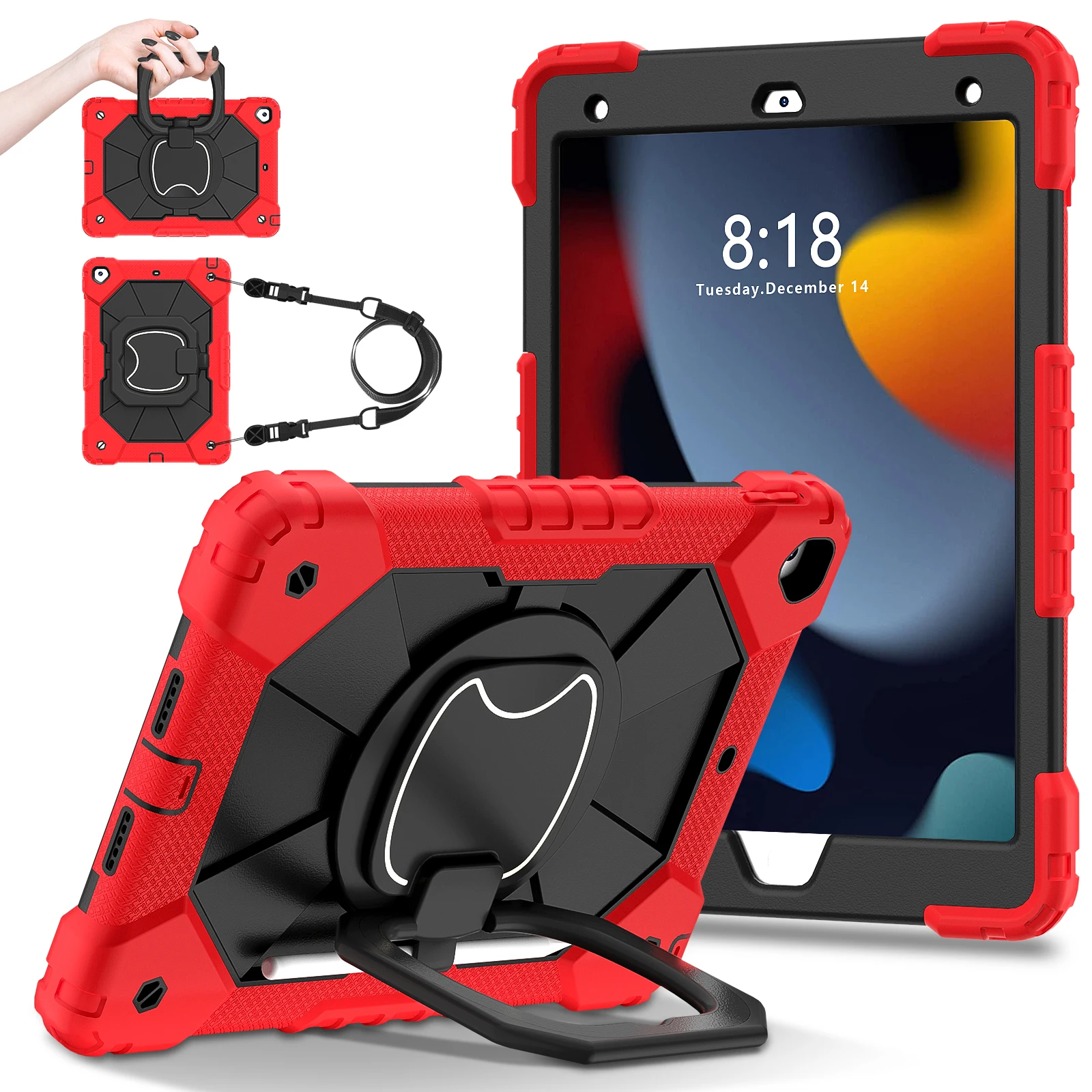 Cheap Made in China Custom Rugged Protective Heavy Duty Shockproof Silicone Tablet Cover Case for Ipad 10.2 Kids Tablet
