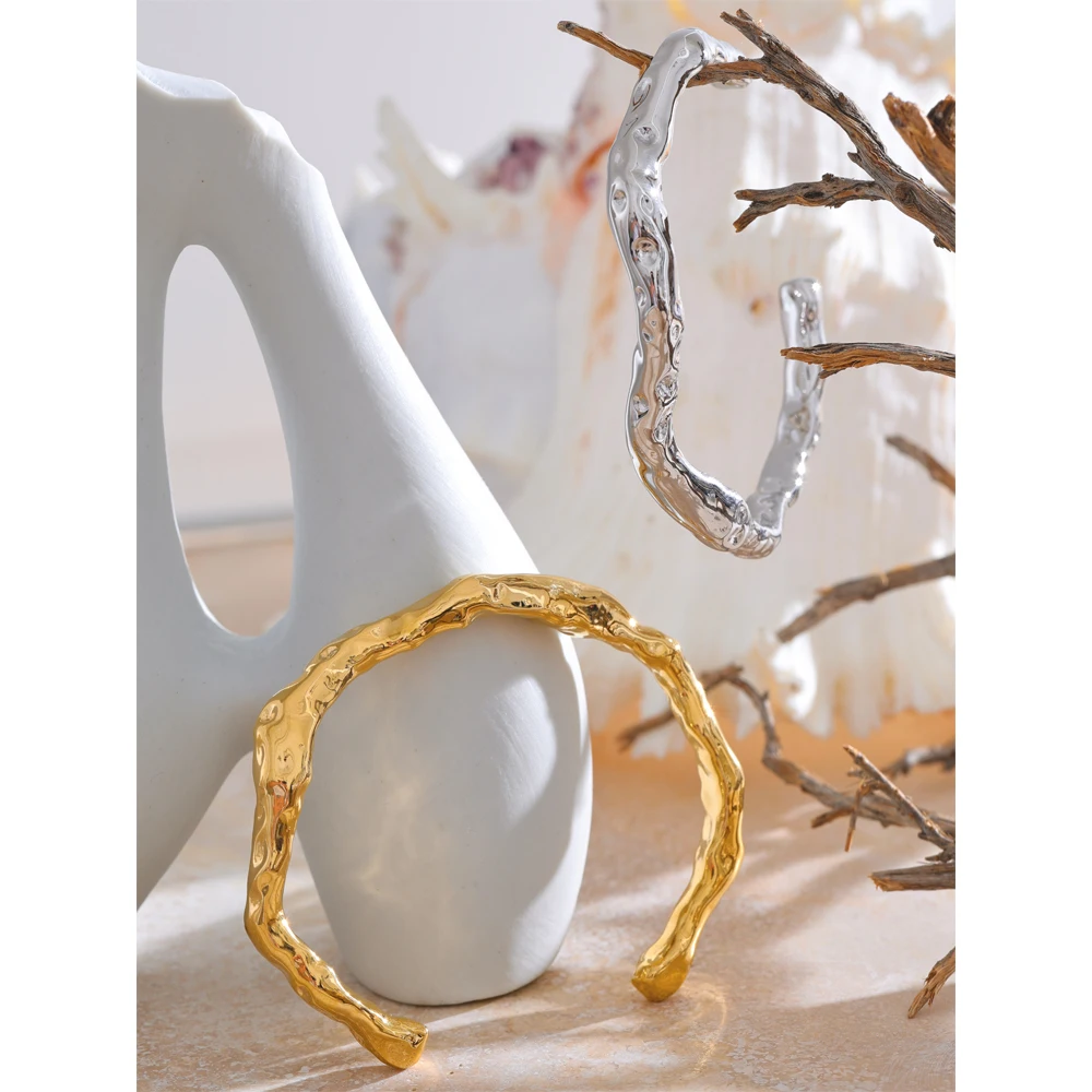 JINYOU 4376 64mm Minimalist Stainless Steel Metal Hammer Wrist