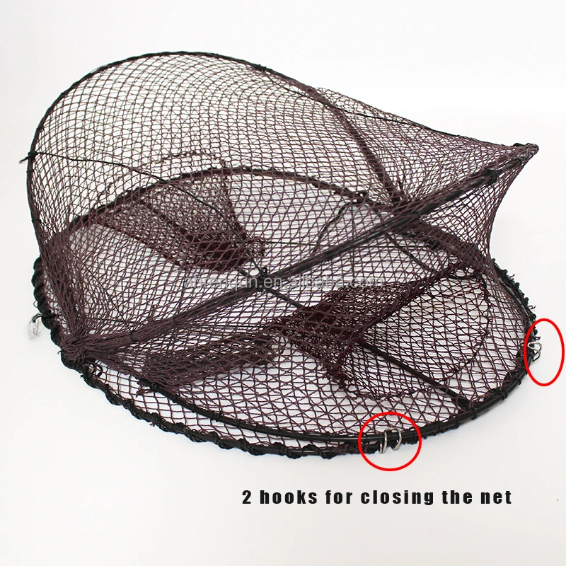 Cheap Folding Fishing Crab Traps Catching Lobster Trap Pots Knotless