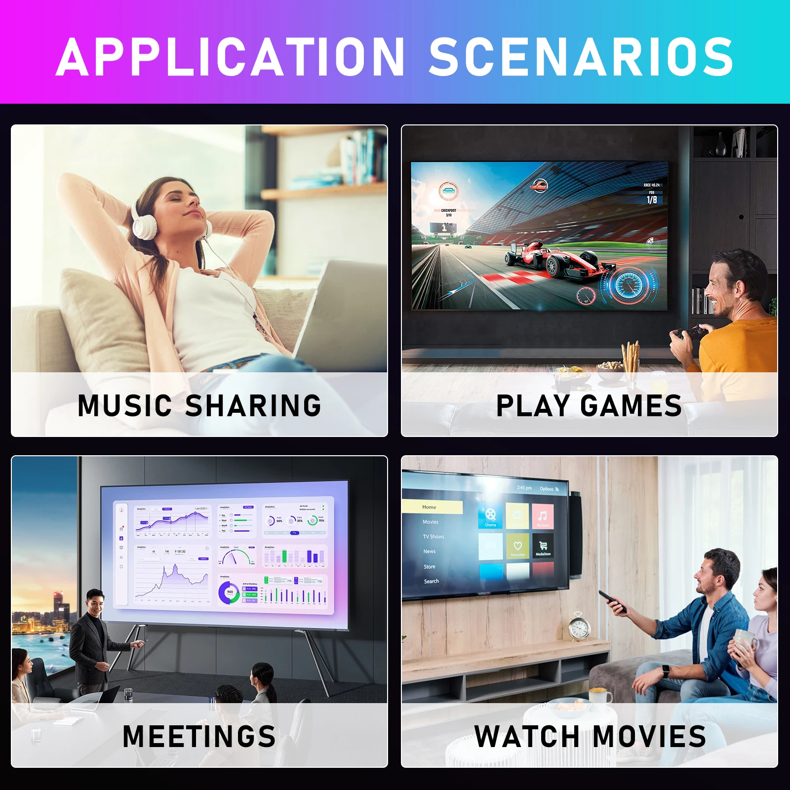 Android Decoding Box Function H96 MAX M1 - 8K Decoding Android 13.0 Smart TV Box