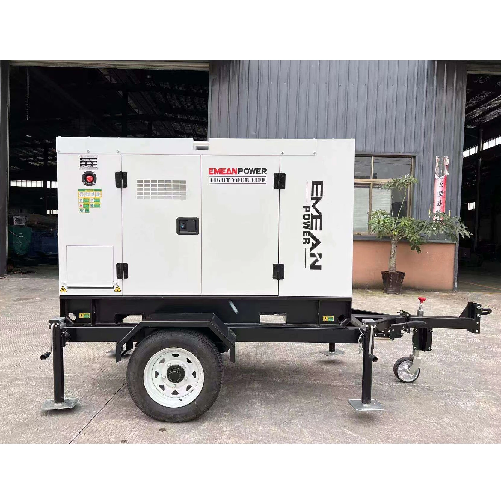 Potable diesel Generator Set 10kva Mobile Generator Construction Portable Electric diesel Generator Three Phase Welding 10kw