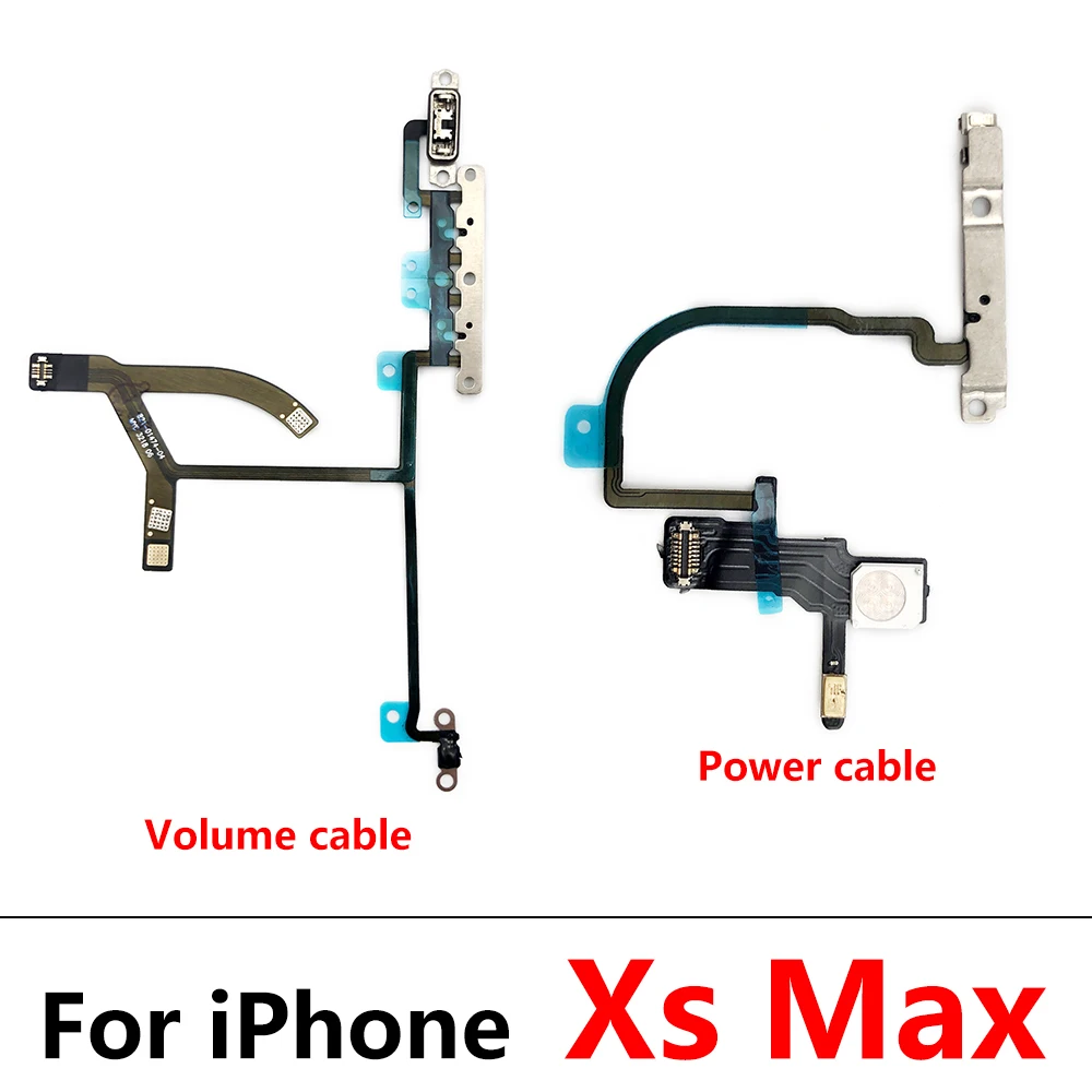 Wholesale Original Power Volume Flex for iPhone Plus X XR XS Max Volume  Button Switch Replacement Part Flex De Power