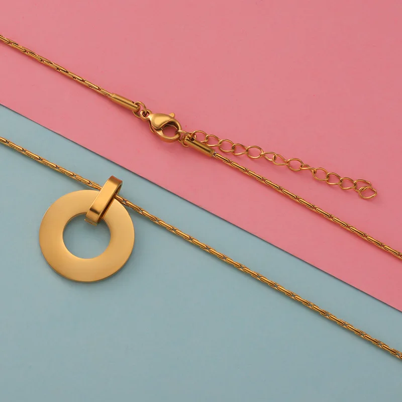 Custom Logo Stainless Steel Necklace