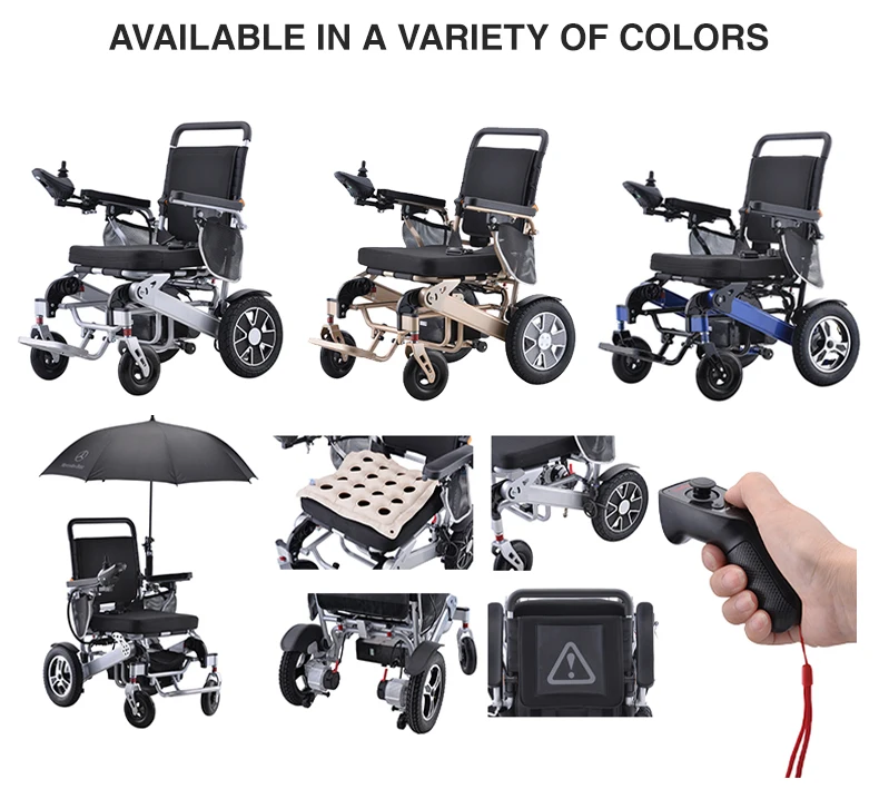 Youjie Factory Customized Disabled Electric Wheelchair Lithium Battery