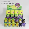 Juego de 12 piezas de tortugas ninja, sin caja