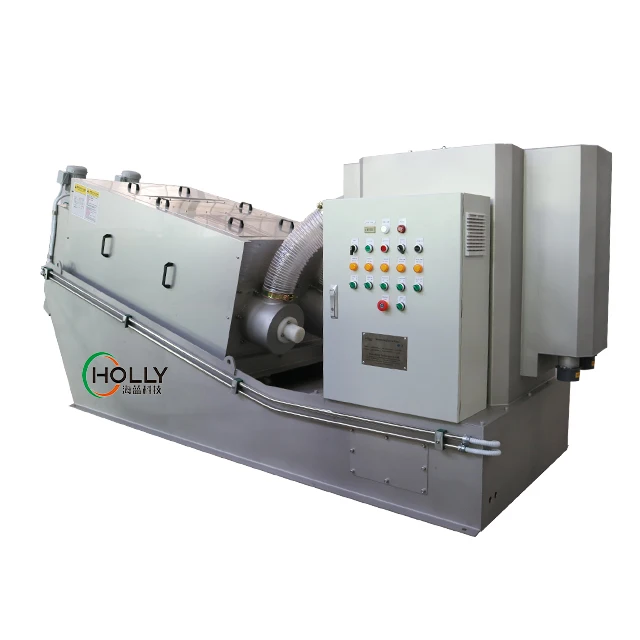 Biogas Slurry Sludge Dewatering Equipment Screw Press Machine