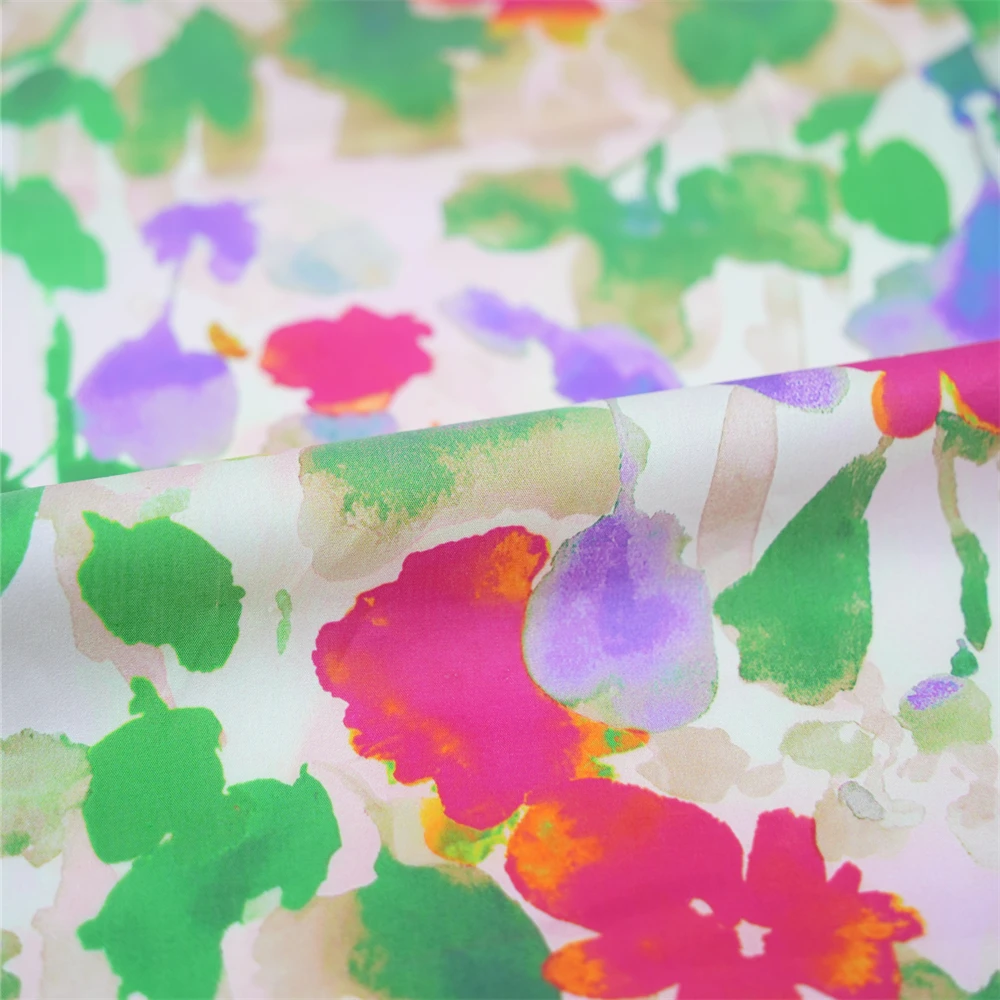 Оптовая продажа изготовленный на заказ дизайн 62% полиамид/29% хлопок эластан нейлон спандекс смешанный тканый Поплин Ткань для одежды