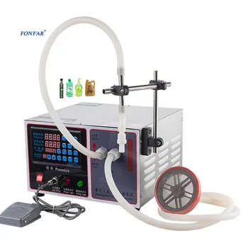 High Sped Semi-automatic Single Head Bottle Liquid Filling Machine/ Small Electric Liquid Filler 304 Stainless Steel 20-17000ml