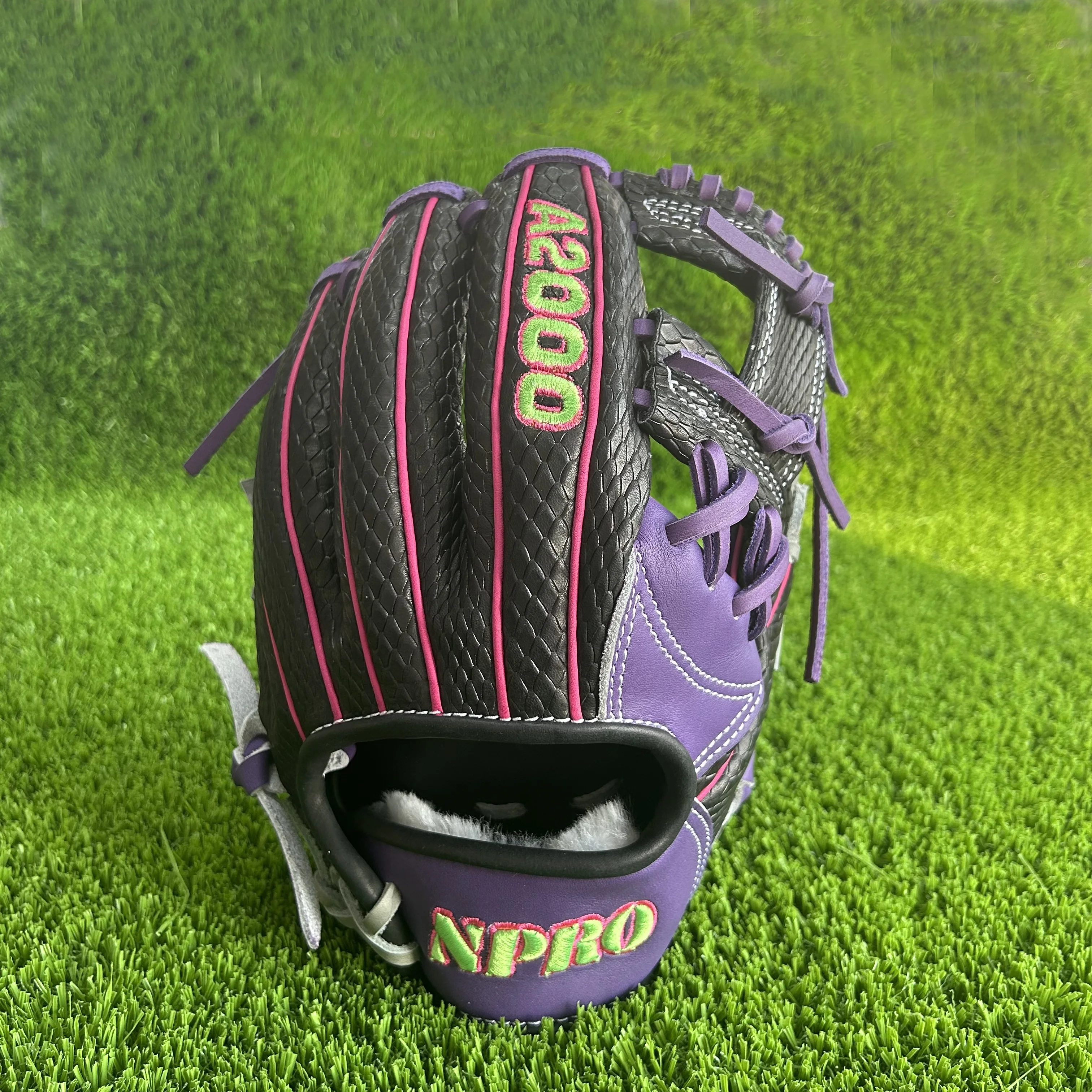 Custom Dl Pikachu Steerhide Baseball Gloves - Youth & Adult