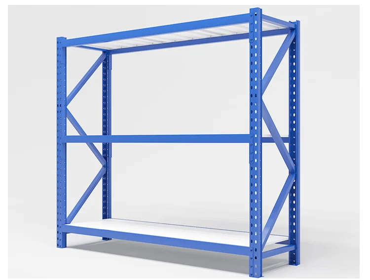 Powder Coating Q345B Heavy Duty Storage Racks Metal Tire Shelf