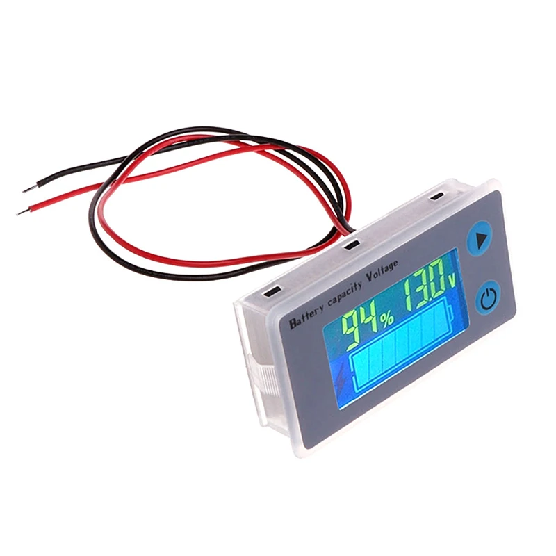 JS-C33 10-100V Universal LCD Car Acid Lead Lithium Battery Voltage Capacity Indicator Meter Tester