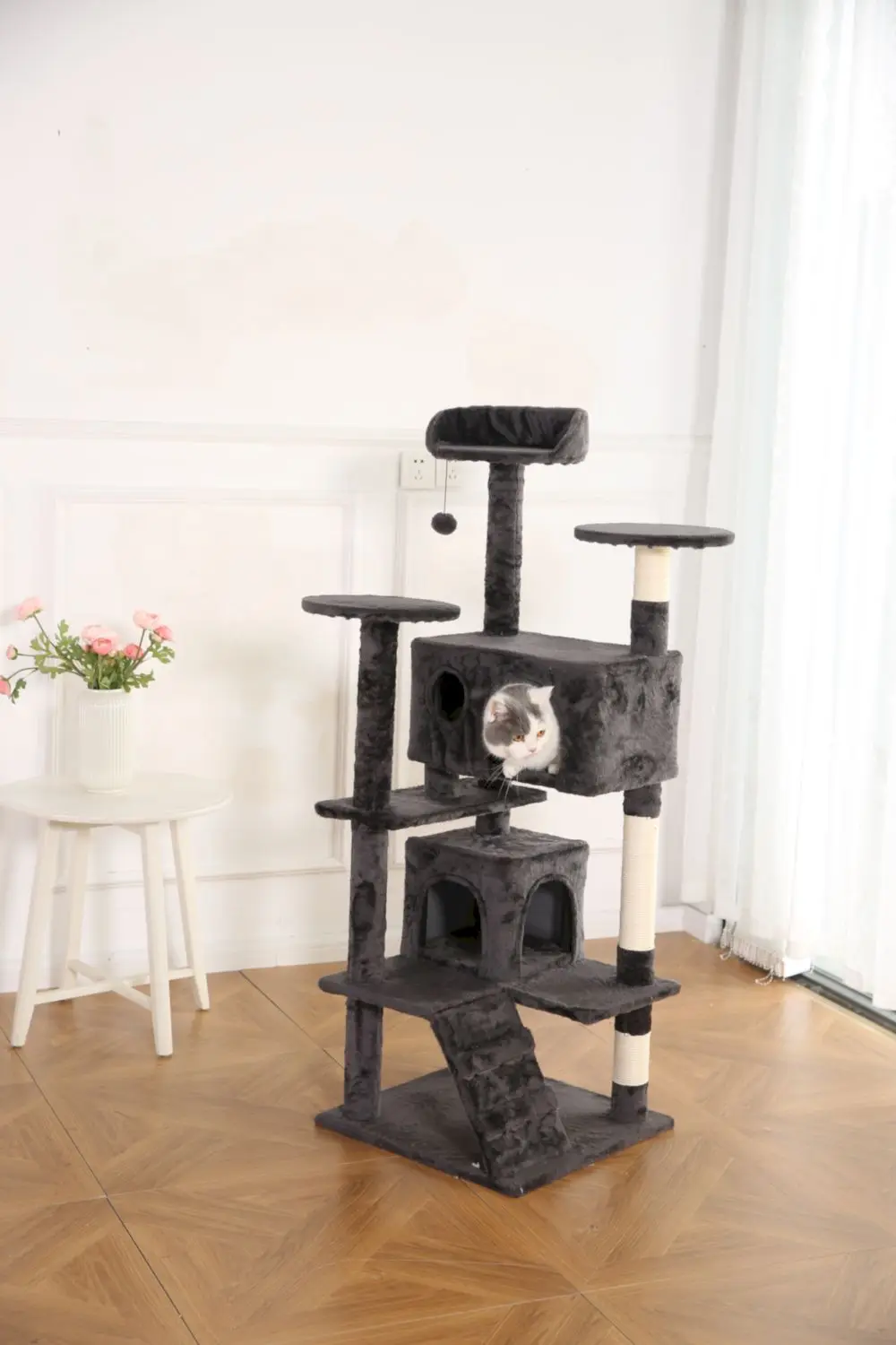 Hot Sales Factory Customize Large Perch Cat Ladder Tree for Large Cats