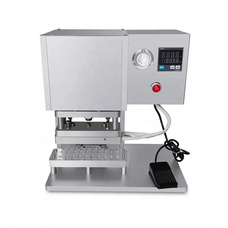 TEBAK Automatic Aluminum Foil Can Tea Sealing Machine Jelly Cup Health Tea Coffee Capsule Sealing Machine Film Sealing Machinery