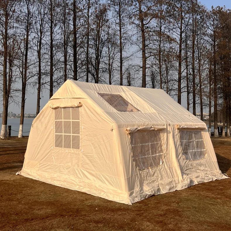 Factory Direct Sales 13.2 square 600D Inflatable Tent Outdoor Camping Tent