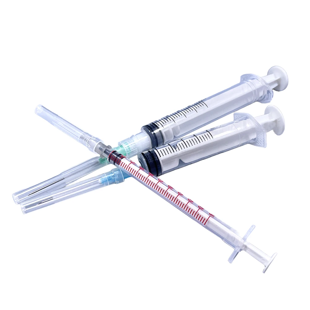 Wholesale Price Sterile Safety Disposable Insulin Syringe U-100 U-40 0.5ml 1ml Medical Diabetic Syringe