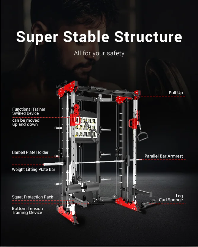 MND-C80 Smith Machine - Versatile Gym Equipment for Home