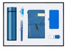 Notebook+vaccum cup+power bank+key chain+pen+usb-Blue