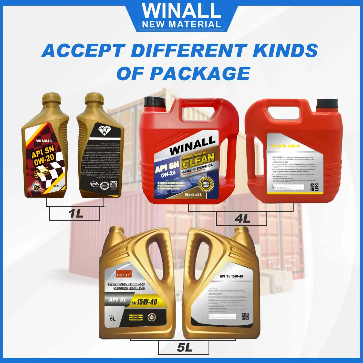 Cheap Hot Selling Semi - Synthetic Light Duty Japanese Car SJ 10w40 Engine Oil Lubricants