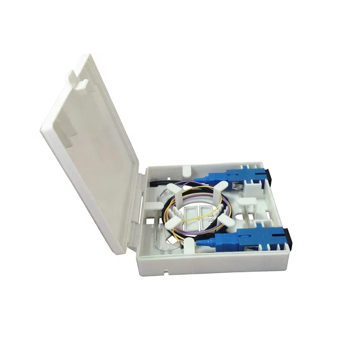 FTTH fiber optic face plate & fiber optic socket 2 fiber