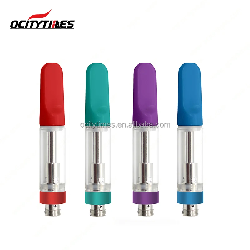 Ocitytimes C4 customized 1ml glass ceramic coil cbd oil vape tank