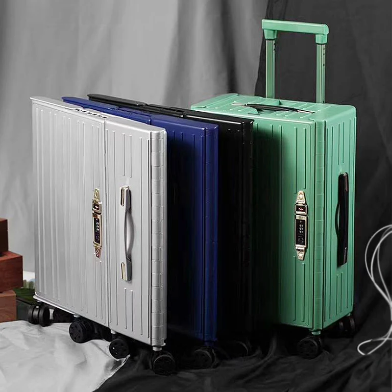 New design  20-inch PC carry-on suitcase  traveling  foldable luggage trolley bag