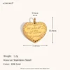 Text plane love pendant