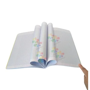 Eco Friendly Three Color French Line Exercise Book A5 Size 60 Sheets Smooth Writing Perfect for Daily Use