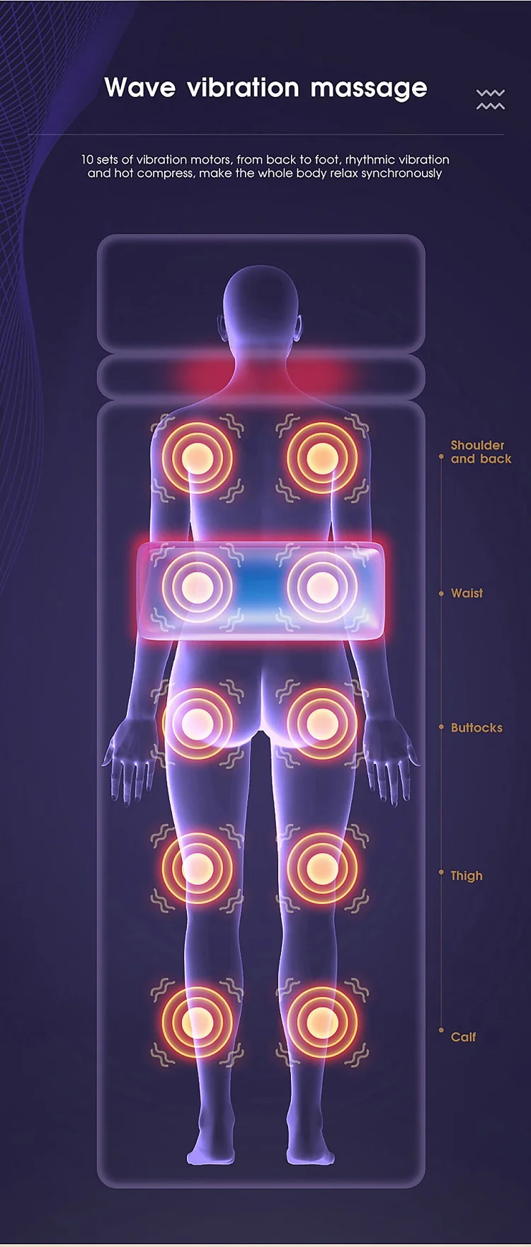 Trending Products 2023 New Arrivals Vibration Mattress Vibrating Smart