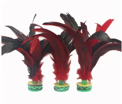 Китайский воланчик Jianzi с красочными перьями для занятий спортом на открытом