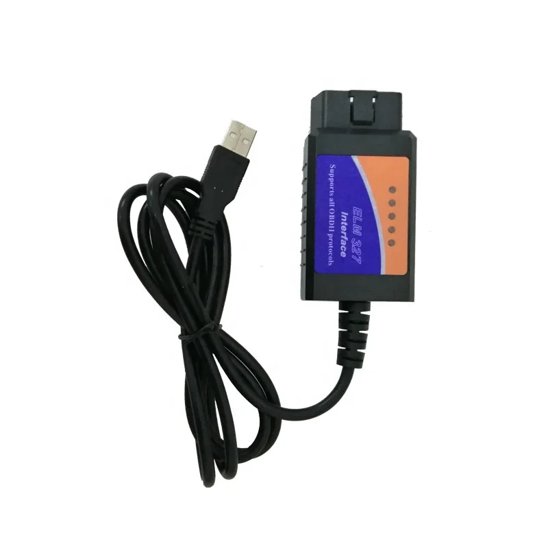 Acardiag USB интерфейс V1.5 ELM327 зарядных порта USB для автомобиля сканер штрих-кода диагностический инструмент поддерживает все протоколы бортовой диагностики версии II