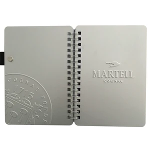 Customizable A5 Square Spiral-Bound Notebook with Printed Aluminum Cover Including Square Paper for Unique Gifts