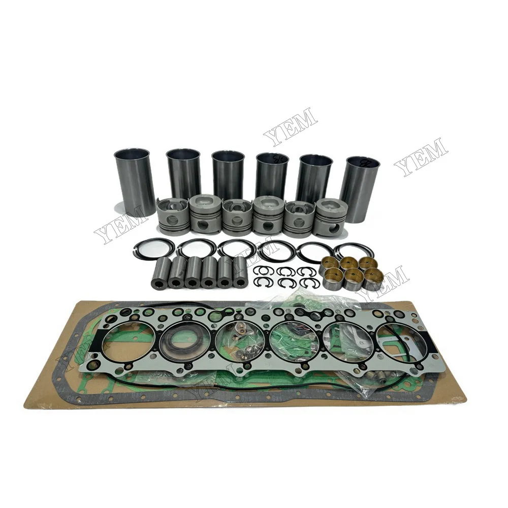 Overhaul Kit With Gasket Set Compatible for Isuzu 6BD1 Fast Delivery Engine Parts 5
