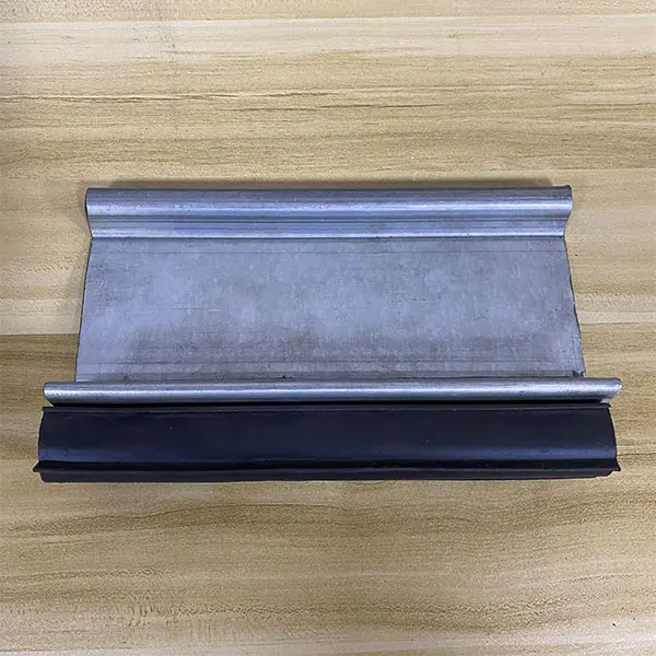 Rolling Door Bottom Slate Roller Shutter Door Accessories Bottom Slat with Rubber Roller Door End Plate