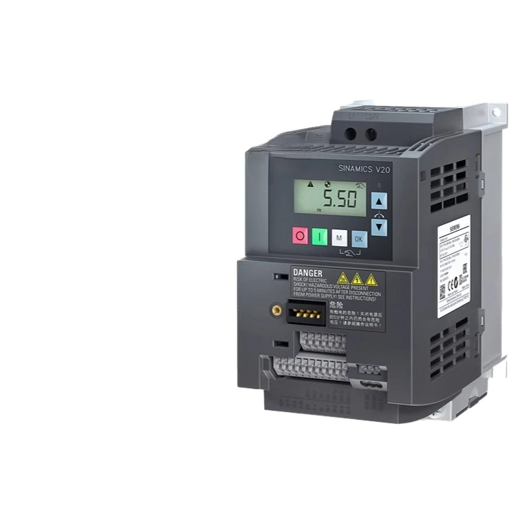 Brand New V20 Inverter Single-Phase 220V Three-Phase 380V 0.37/0.55/0.75/1.5KW Motor Speed Regulation