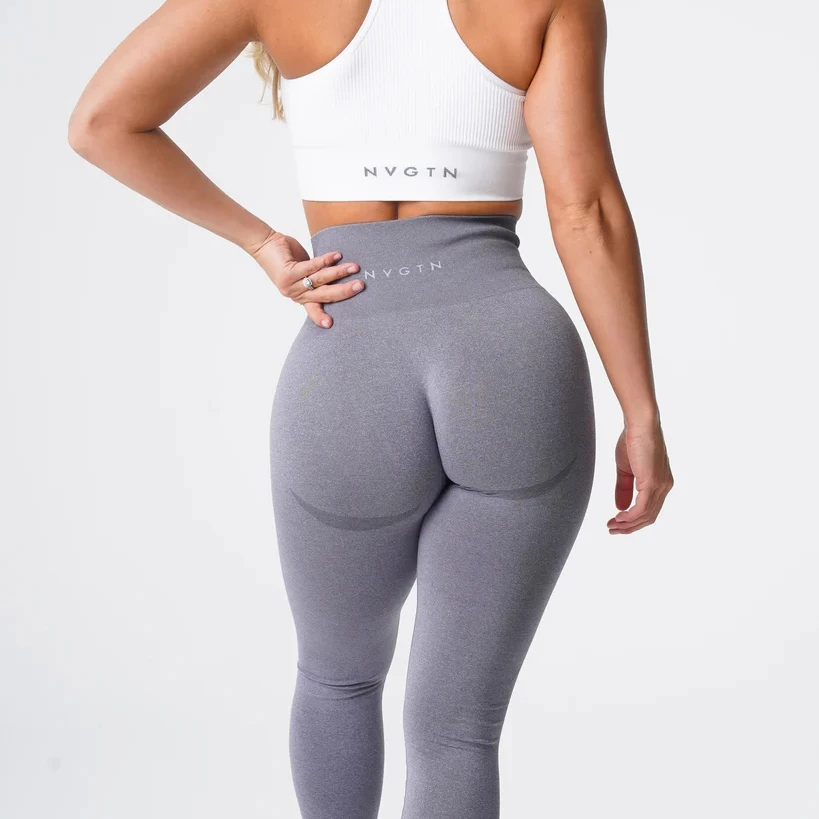 Nvgtn Echt Supplier Custom Fitness Waist Trainer Pants Workout Tights