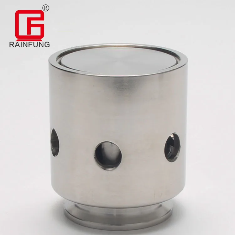 
 RAINFUNG санитарная нержавеющая сталь 304 1-1,5 дюйма три зажима вакуумный клапан для сброса давления  