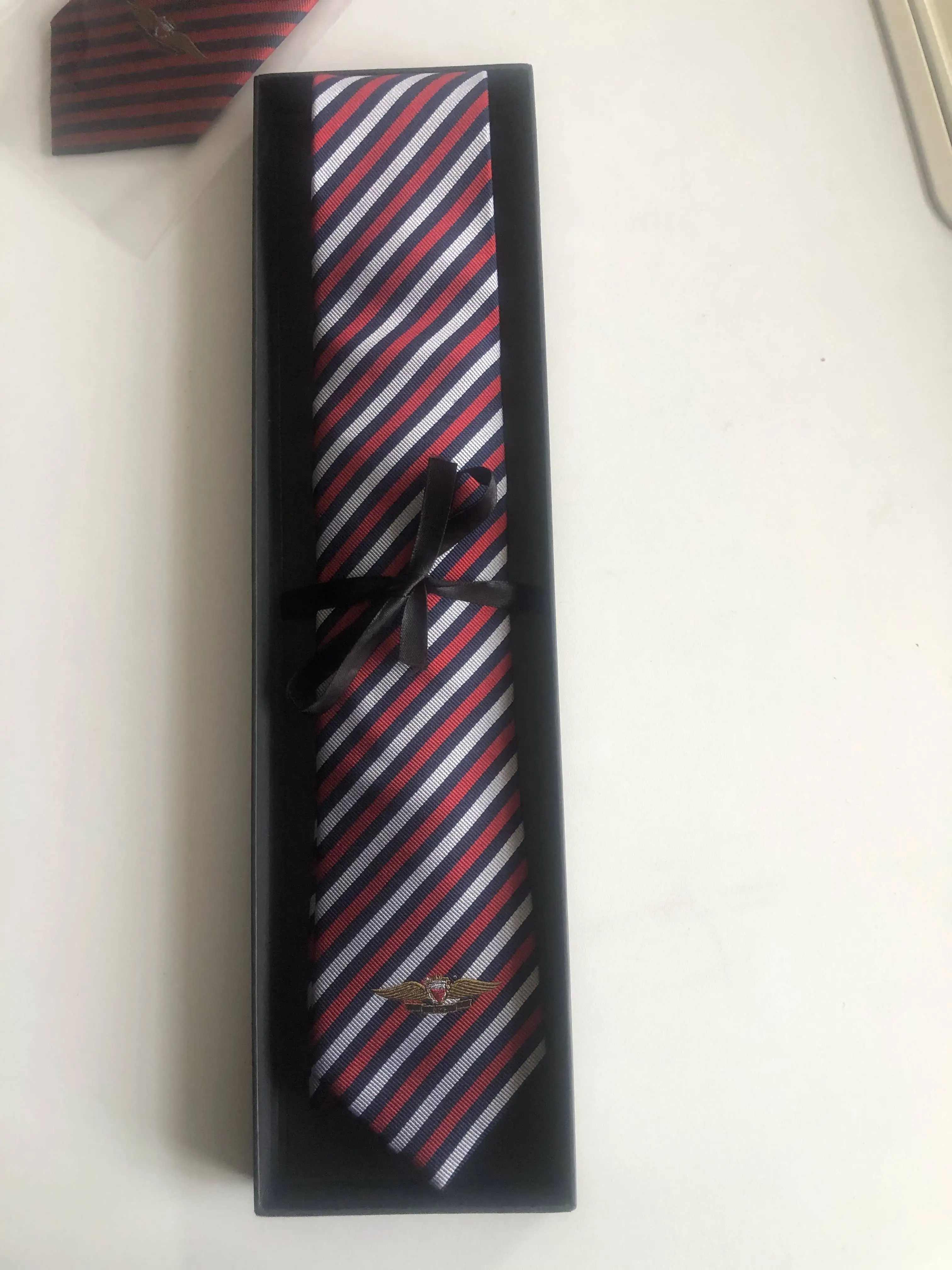 Customize Polyester Hand Made Ties Silk Ties Microfiber Jacquard Company Logo Neck Ties for Men