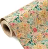 Papier d'emballage en cuir de vache à motif floral