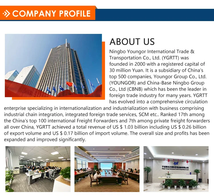 Ningbo youngor international trade transportation co ltd. Youngor group.