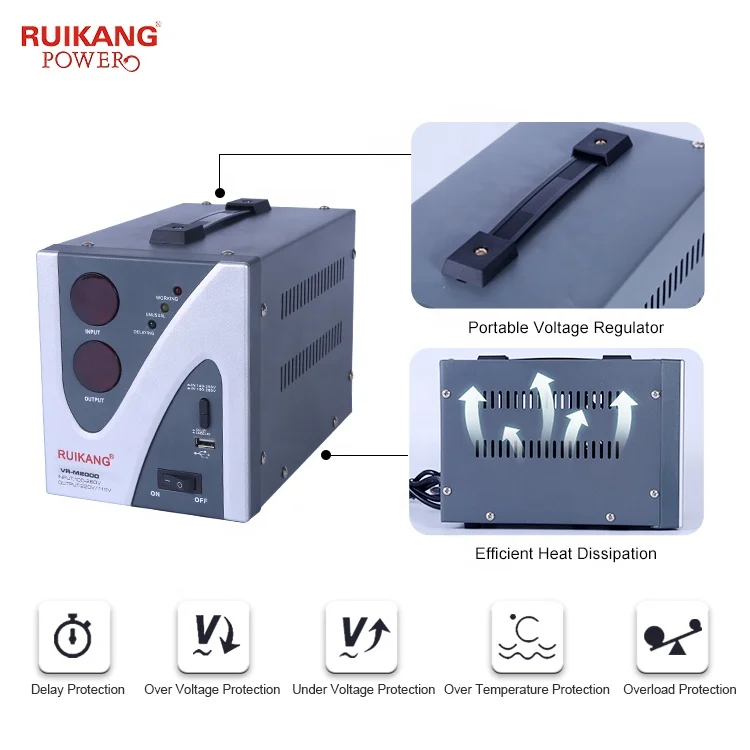 svc 1000w automatic voltage stabilizer/regulator delay