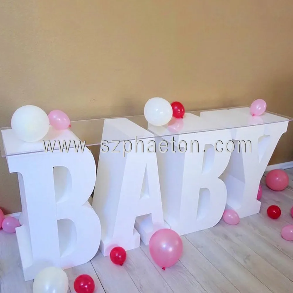 Baby Letter Number Table Baby Shower Cake Table For Kids Birthday Party Supplies Buy Phaeton Development Elegant Big Marquee Letter Number Table Birthday Party Decorations Wholesale Wedding Dining White Alphabet Coffee Table Letter