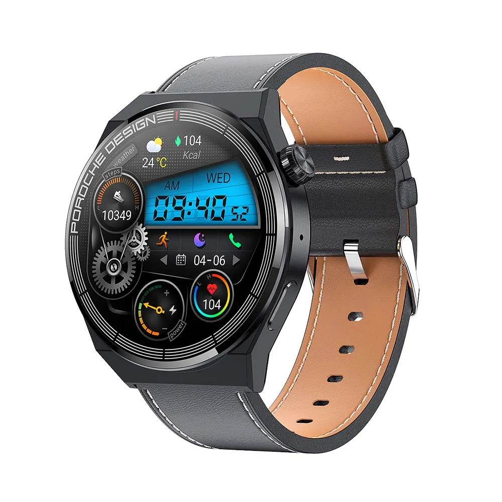 OEM Smart Watch GT3pro with Custom logo on Back Side and Buckle Low MOQ High Quality Smart Watch Men Fast Shipping Watch Smart