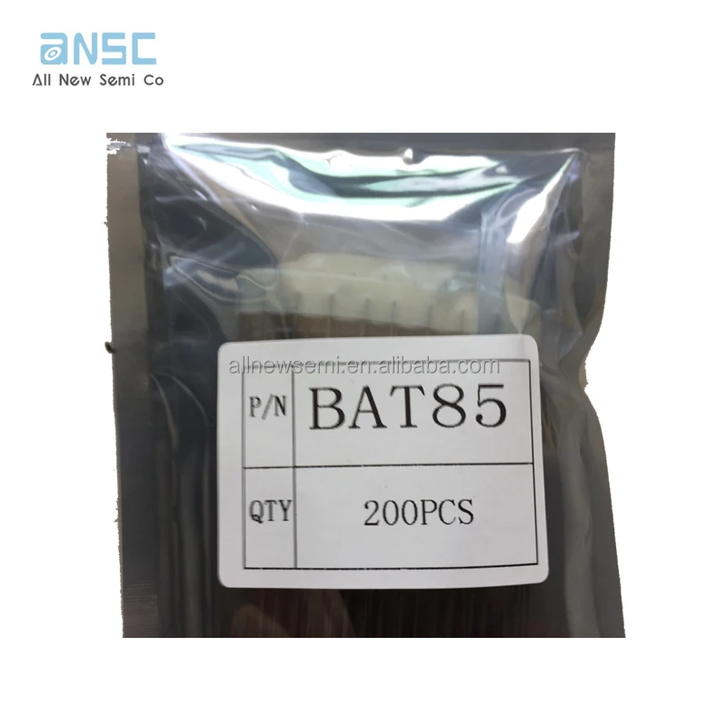 Hot sale Original BAT85 Rectifier Diode 0.2A 30V SILICON SIGNAL DIODE DO-34 HERMETIC SEALED GLASS PACKAGE-2 Diode